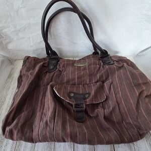 Brown Striped Dakine Shoulder Bag